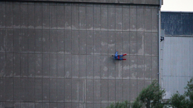 Greenpeace ‘crash’ Superman drone into French nuclear facility