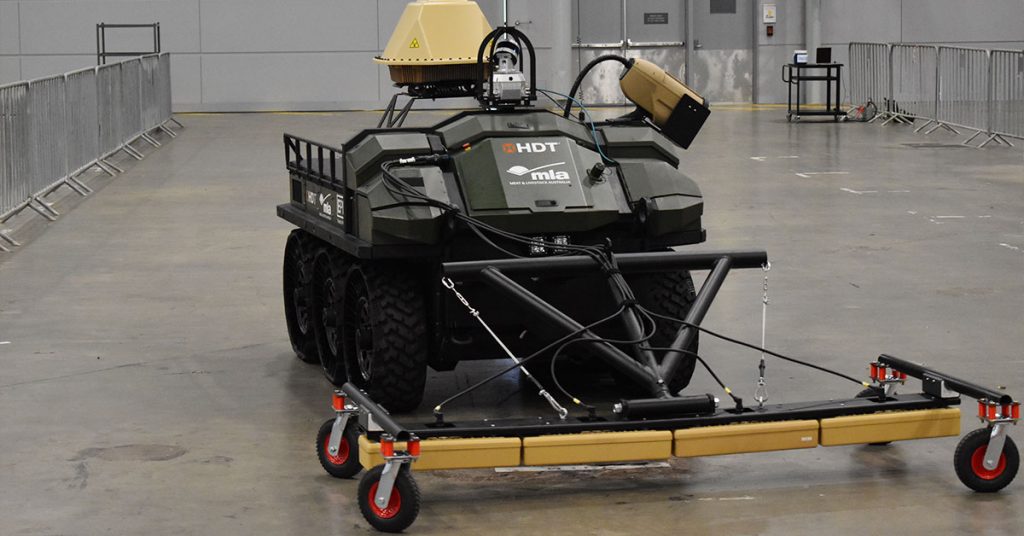 Hunter WOLF with GPR and Stand Off Detection at ARX2021