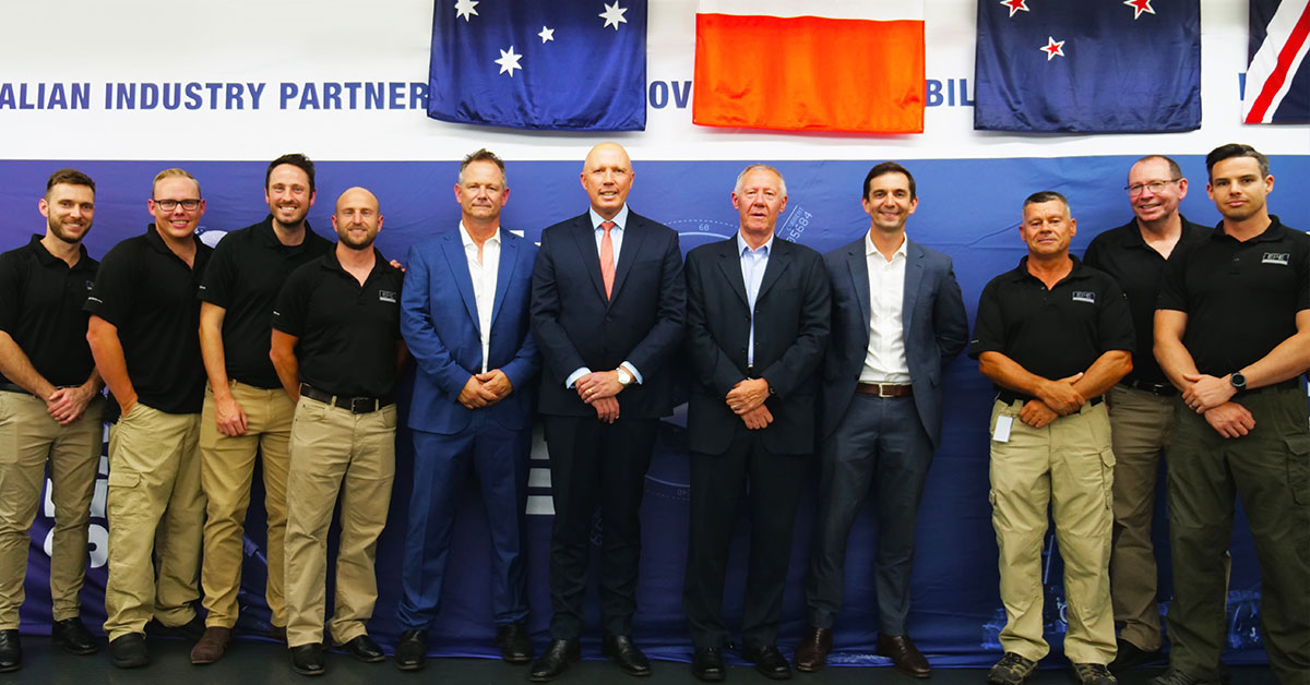 Defence Minister the Hon Peter Dutton tours EPE's Brisbane Headquarters